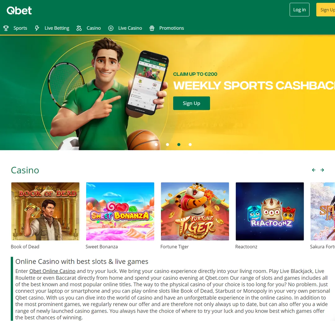 Qbet Casino App